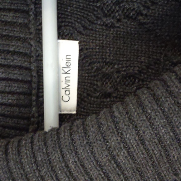 Calvin Klein Black Cable Knit Dress - Picture 2 of 7